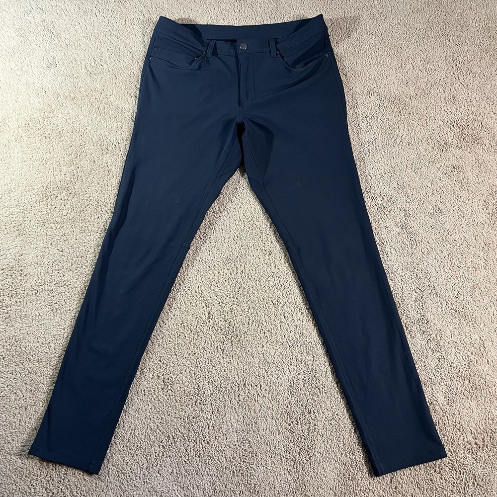 Lululemon Mens Charcoal Gray ABC Chino Pants Size 32x29
